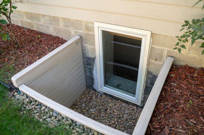 Window Well Cover Installation detail